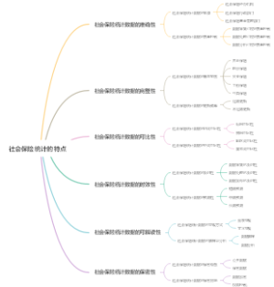 社会保险统计的特点