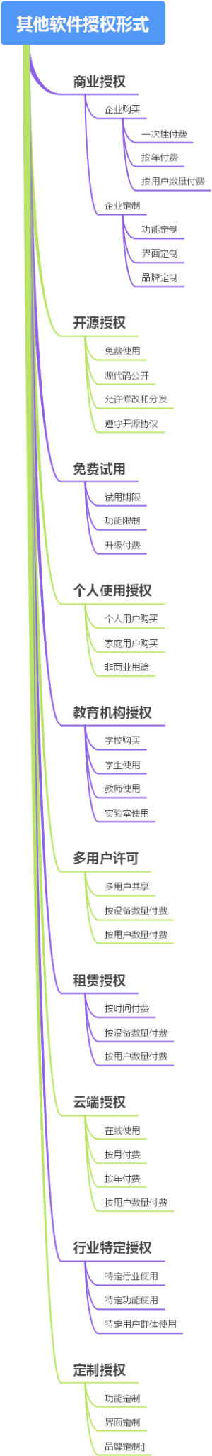 其他软件授权形式
