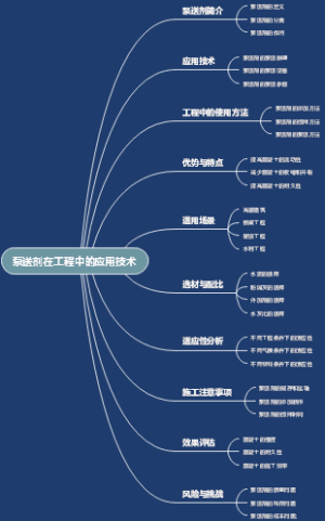 泵送剂在工程中的应用技术