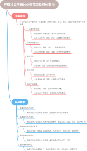产权拍卖市场的业务范围及具体要求