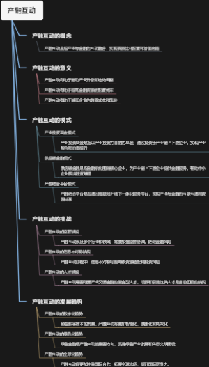 产融互动