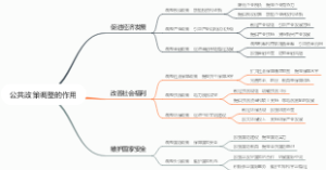 公共政策调整的作用