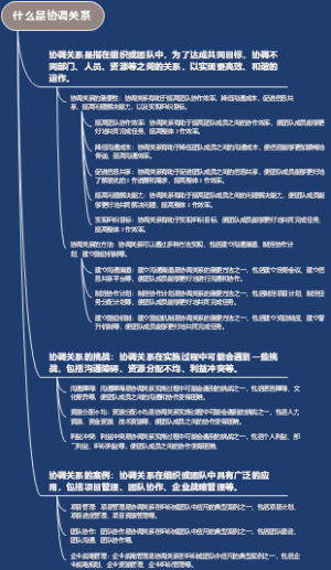 什么是协调关系