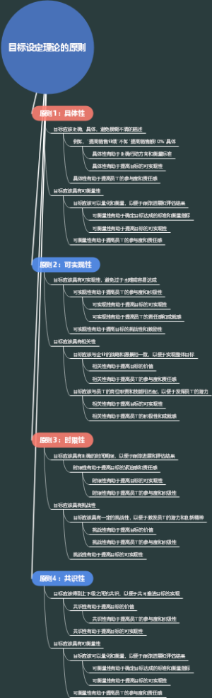 目标设定理论的原则
