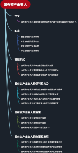 国有资产出资人