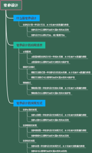 变参设计