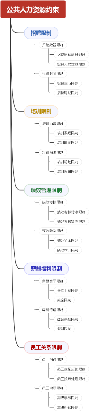 公共人力资源约束