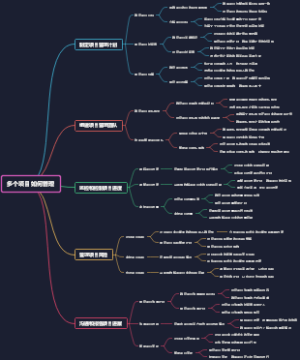 多个项目如何管理