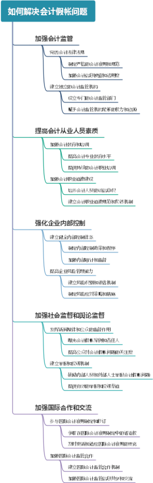 如何解决会计假帐问题