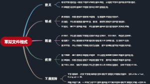 草拟文件格式