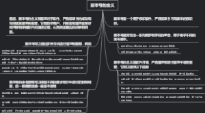 版本号的含义
