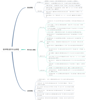 软件专业学什么课程