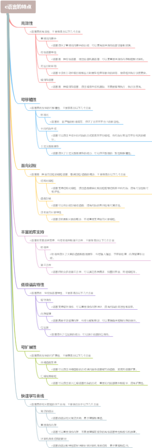 c语言的特点