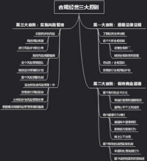 合规经营三大原则