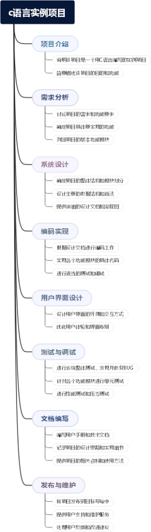 c语言实例项目