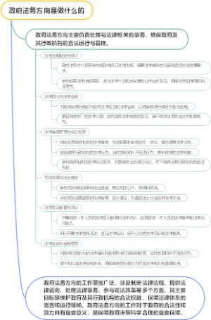 政府法务方向是做什么的