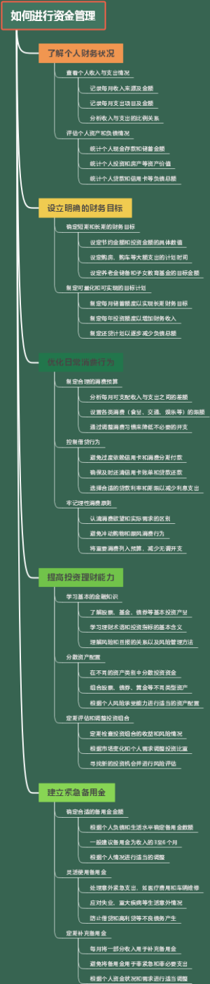 如何进行资金管理