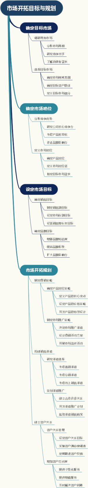 市场开拓目标与规划