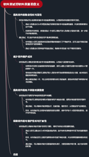 软件测试对软件质量的意义