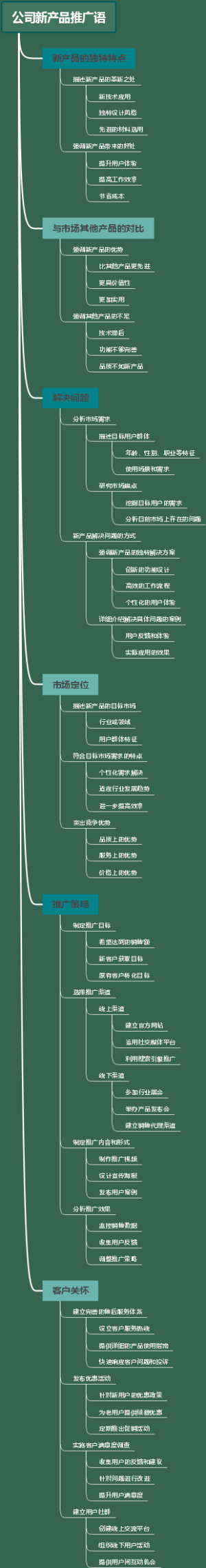 公司新产品推广语