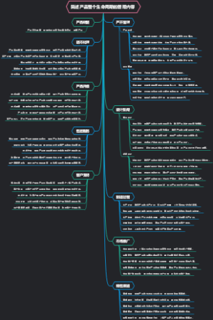 简述产品整个生命周期的管理内容