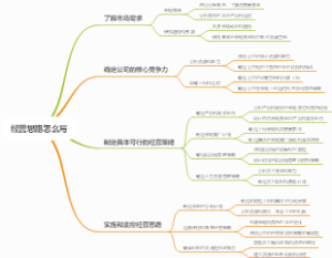 经营思路怎么写