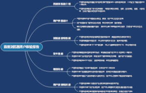 百度浏览器用户体验报告