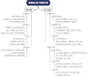 店铺线上线下运营方案