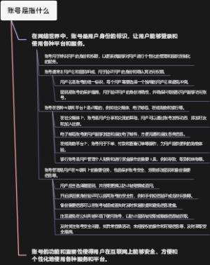 账号是指什么