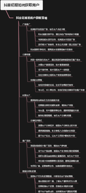 抖音初期如何获取用户