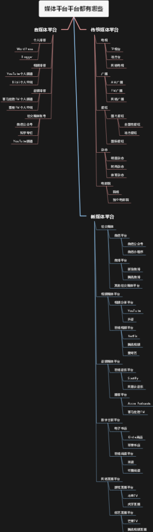 媒体平台平台都有哪些