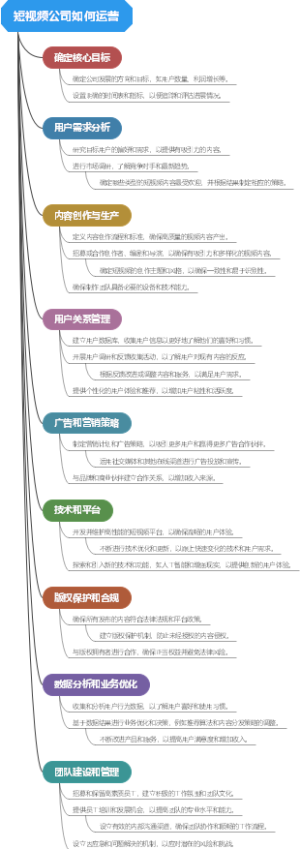 短视频公司如何运营