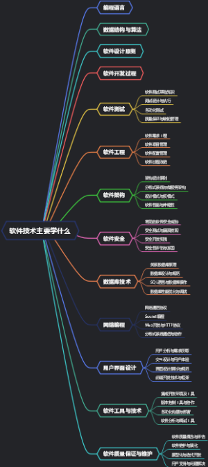 软件技术主要学什么