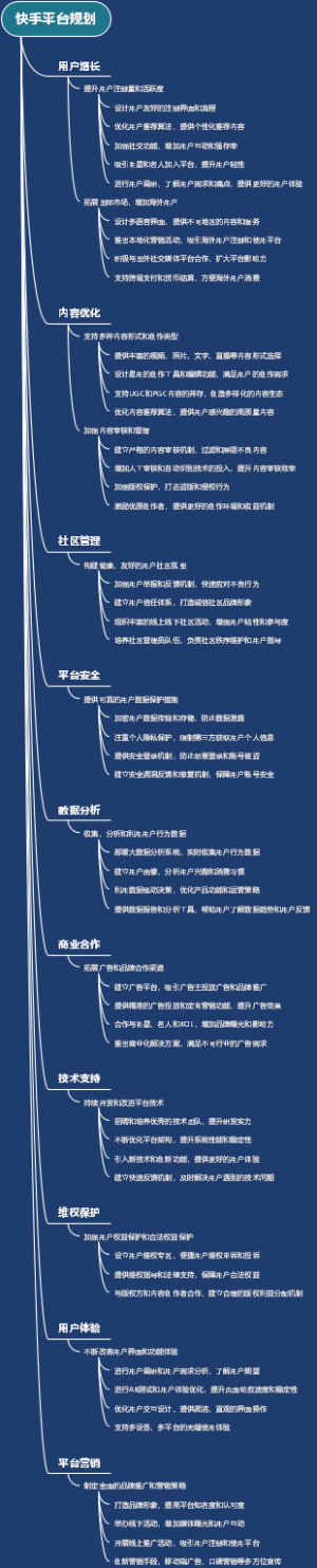 快手平台规划