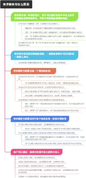 快手刷快币怎么算的