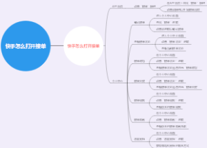快手怎么打开接单