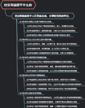 社交网站是干什么的