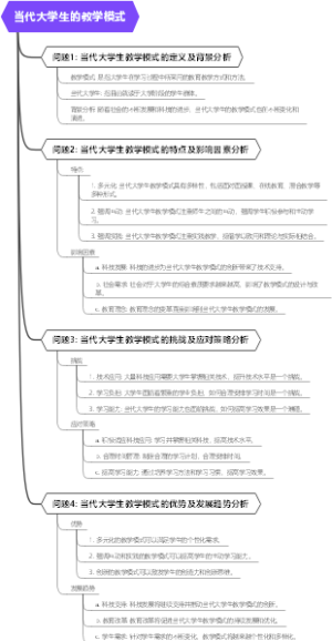 当代大学生的教学模式
