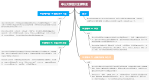 中山大学四大王牌专业