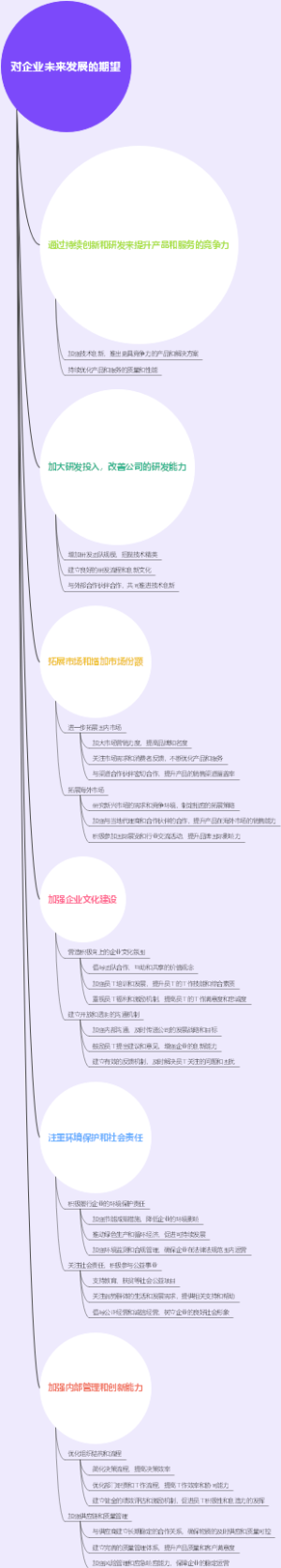 对企业未来发展的期望
