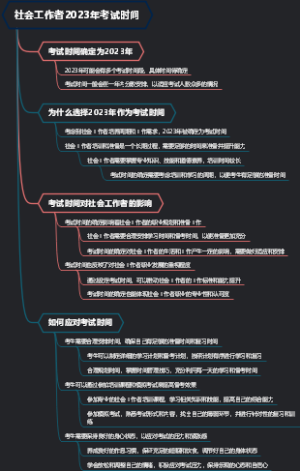 社会工作者2023年考试时间