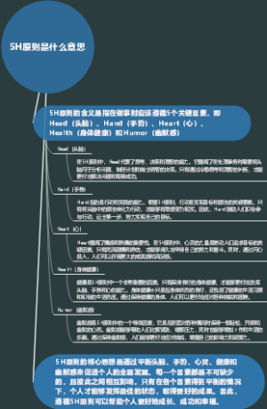 5H原则是什么意思