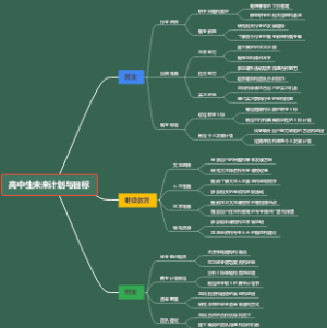 高中生未来计划与目标
