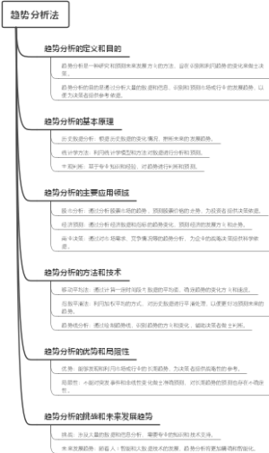 趋势分析法
