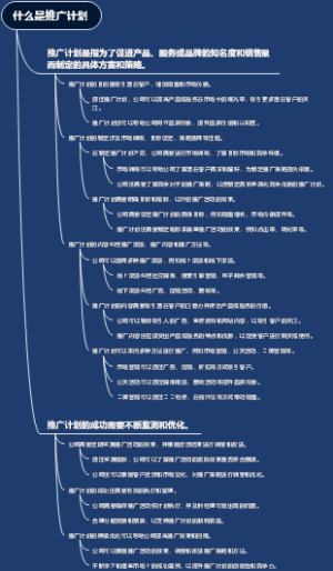 什么是推广计划