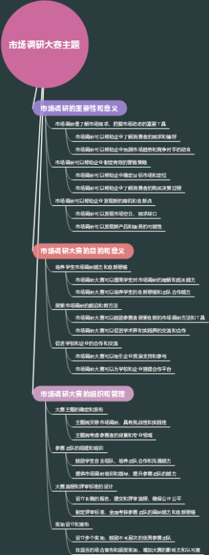 市场调研大赛主题