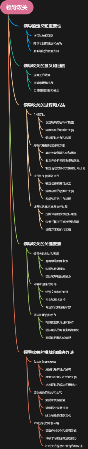 领导攻关