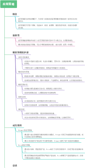 应用策略