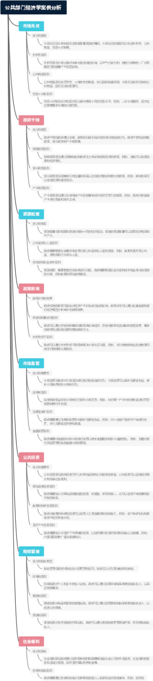 公共部门经济学案例分析
