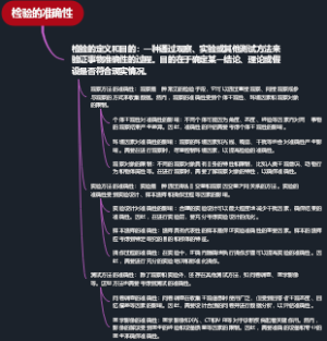 检验的准确性